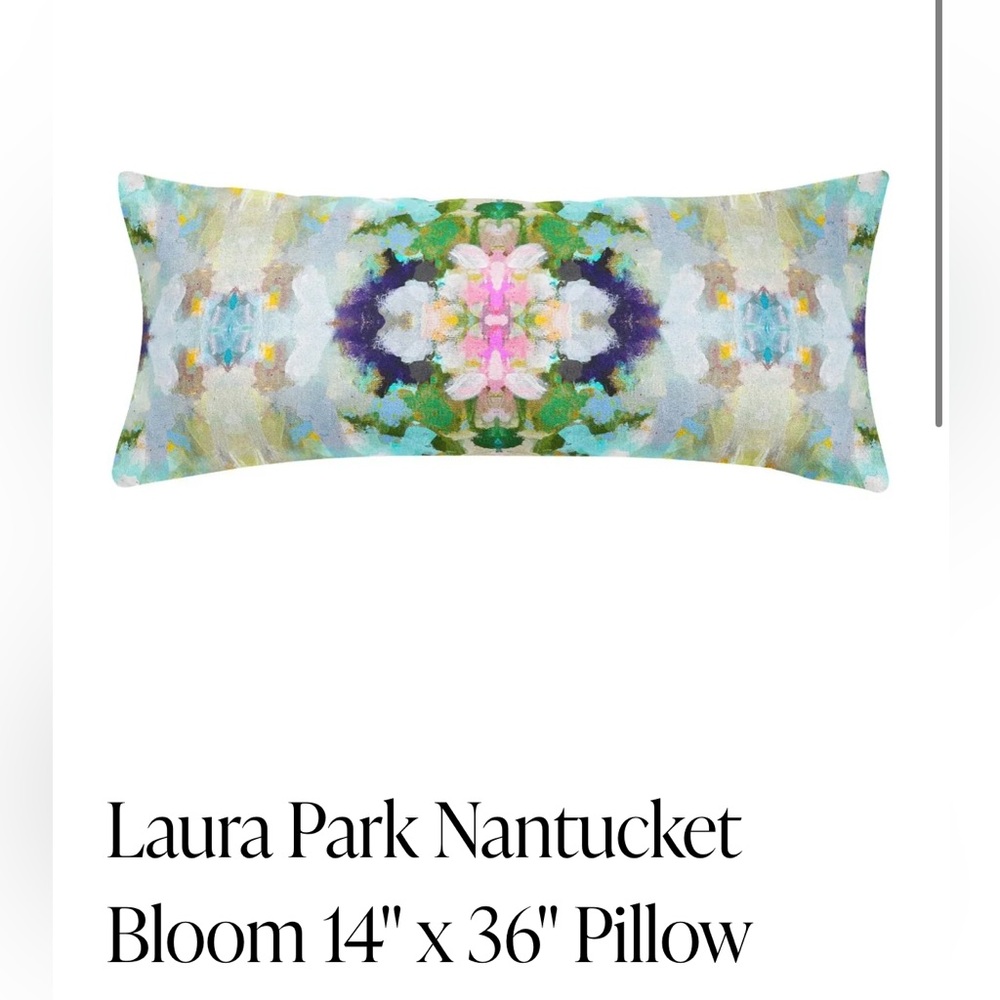Laura Park Nantucket Bloom Pillow - Multicolor